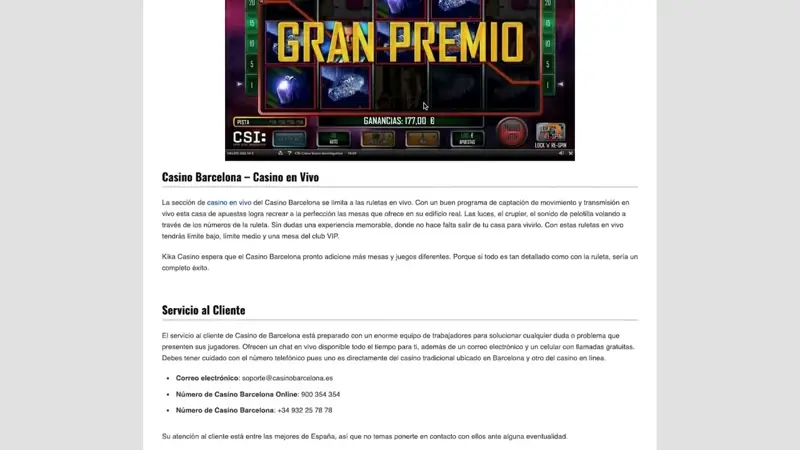 Casino Barcelona · biescu